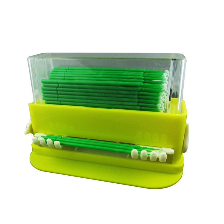Portable Dentistry Brush Storage Box Holder Dental Micro Applicator Dispenser
