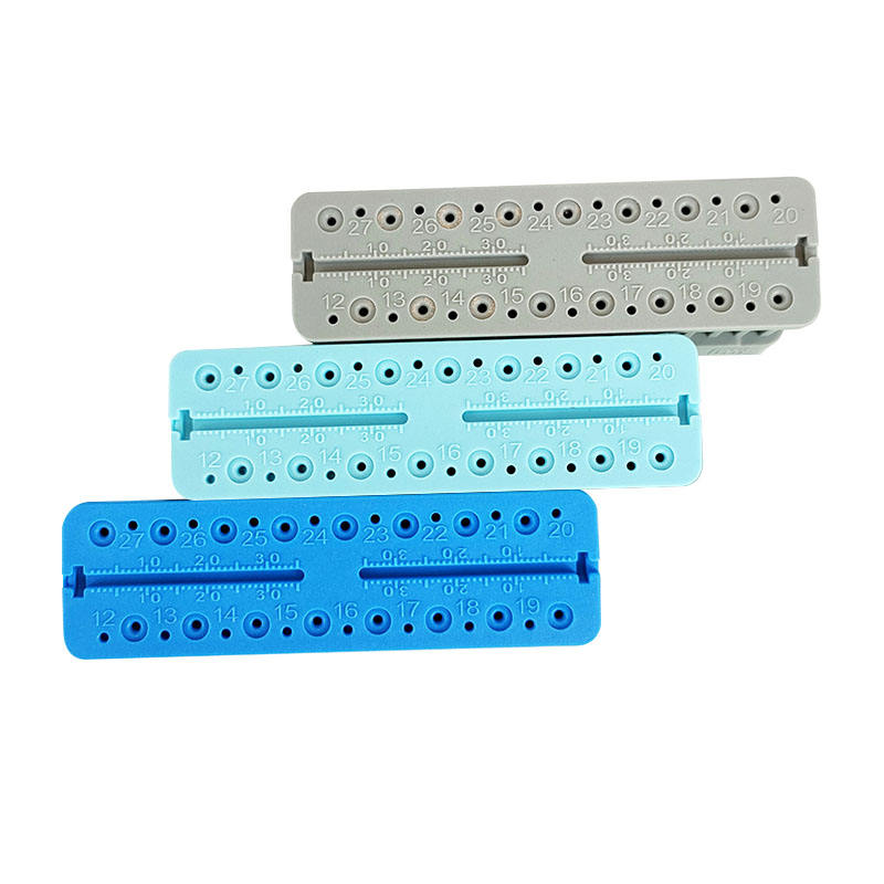 Dental Square Teeth Root File Frame Gutta Box Root Measuring Table