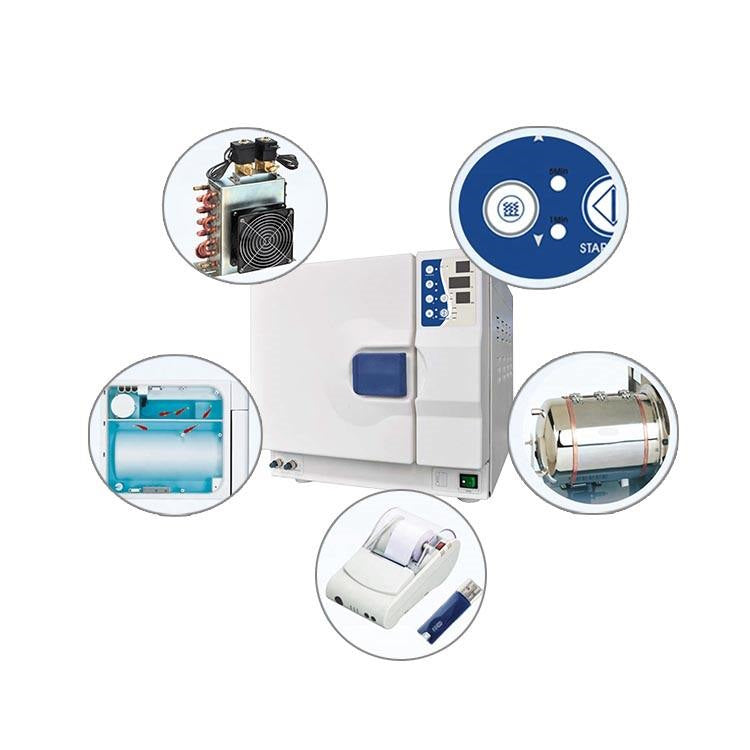 18L LED Display Stainless Steel Dental Surgical Autoclave Steam Sterilizer