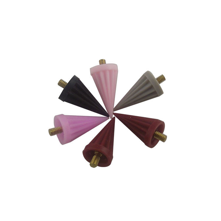 Dental Consumables Rubber Polishing Thread Screw Tapered Polishing Cup