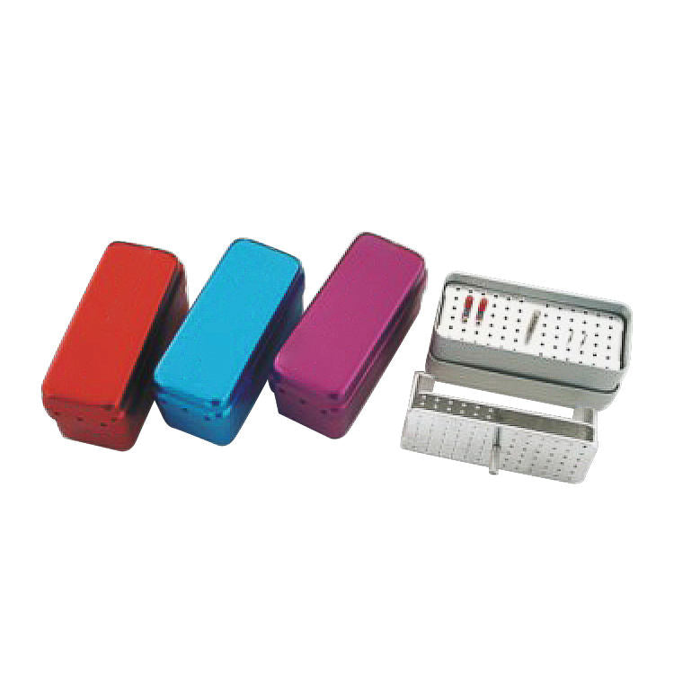 Dental Supply 72-hole Autoclavable Dual Core Endo Burs Holder Disinfection Box