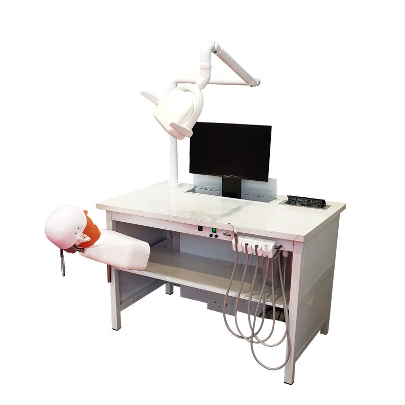 Dental Teaching Desk Dental Phantom Head Dental Simulator With Displayer