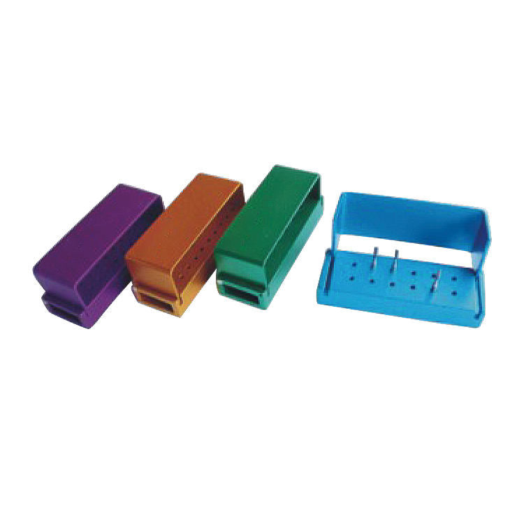 12-Hole Opening Bur Aluminium Dental Opening Bur Disinfection Box