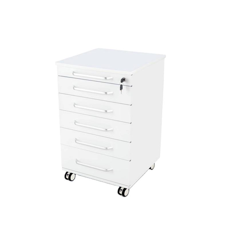 Medical Clinic Dental Furniture Nanostone Tabletop Cabinet with Five Drawers