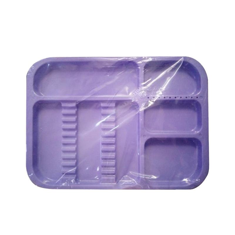 135 Degree Autoclavable Plastic Split Dental Instruments Tray