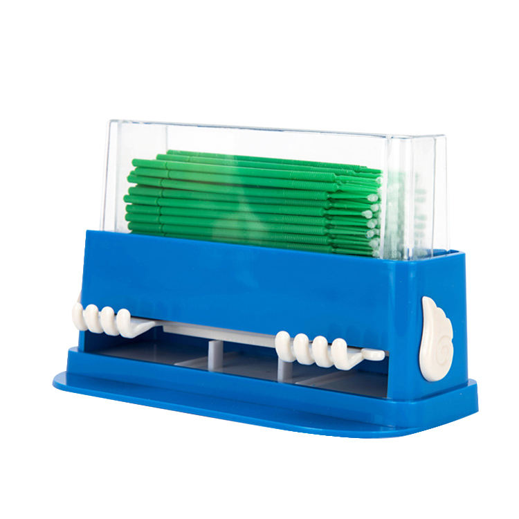 Portable Dentistry Brush Storage Box Holder Dental Micro Applicator Dispenser