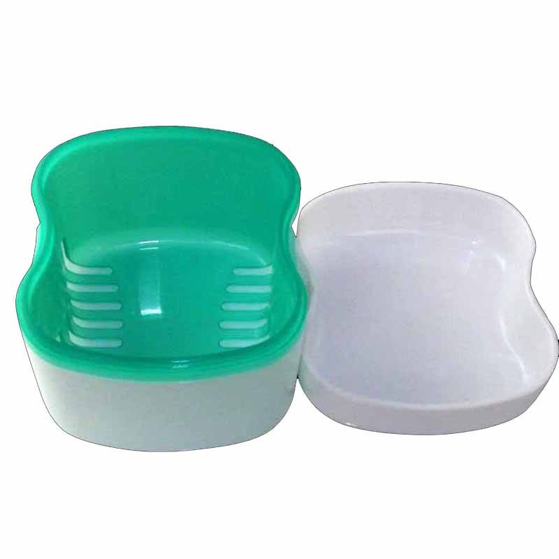 Manufacturer Customized Logo OEM Plastic Dental Rising Basket Cleaning Bath Box