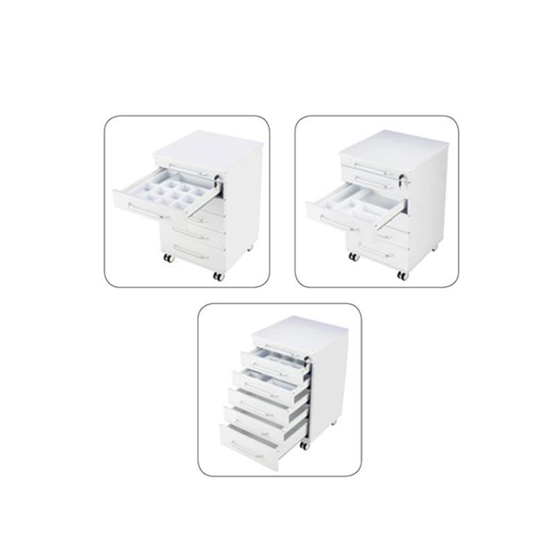 Medical Clinic Dental Furniture Nanostone Tabletop Cabinet with Five Drawers