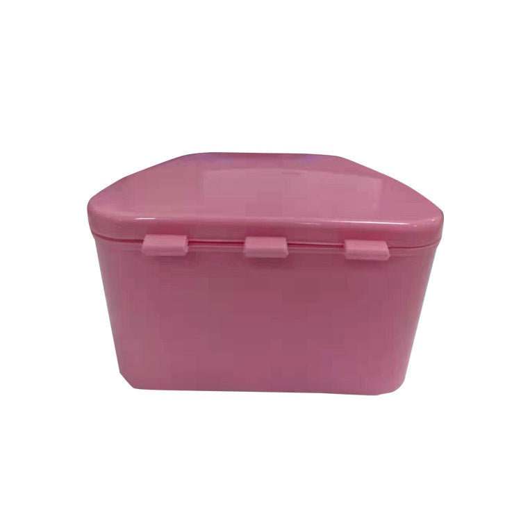 Wholesale Colorful Dental Plastic Orthodontic Denture Storage Box