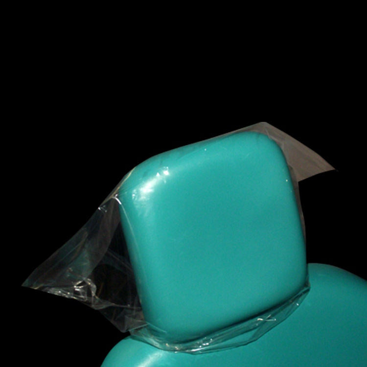 Dental Consumables Protective Sleeves Clear Disposable Plastic Dental Chair Headrest Cover