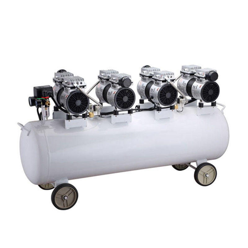 150L Dental Oilless Air Compressors Without Dryer for 7 Dental Chair