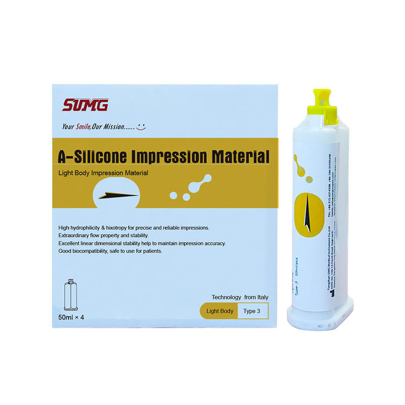 Dental Impression Silicone Rubber Light Body With CE