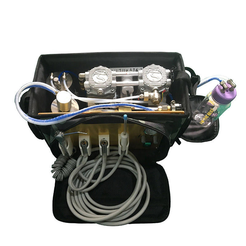 BD-401 Backpack Portable Dental Treatment Turbine Unit With Air Compressor