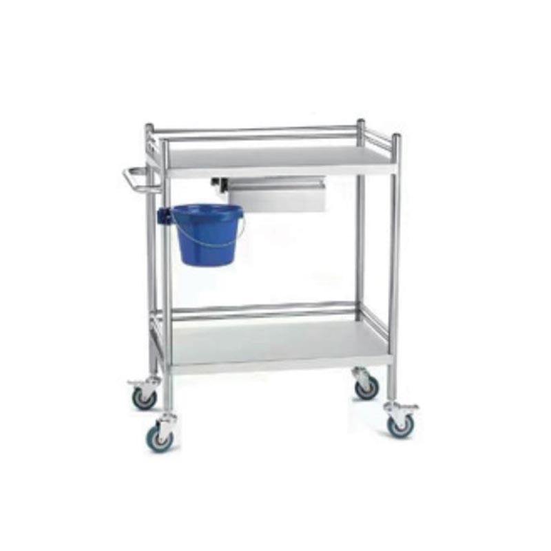 Mobile Disinfection Hostess Table Trolley Hospital Furniture