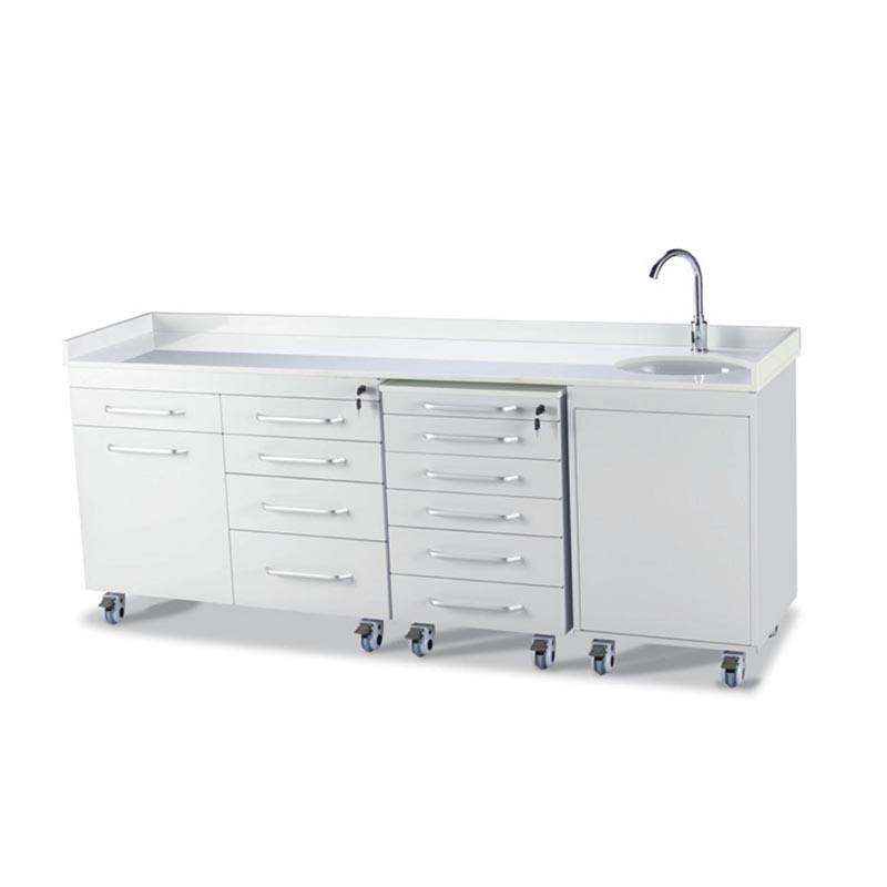 Hot Stainless Steel Medical Nano Stone Countertop Side Cabinet Custonization