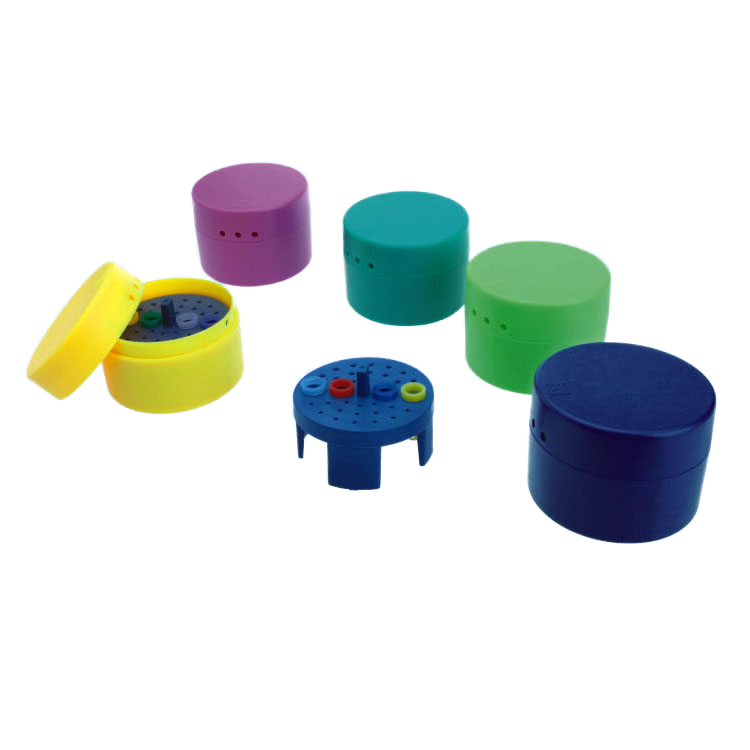 Dental Burs Block Holder Dental Drill Accessories Storage Box Dental Plastic Bur Box