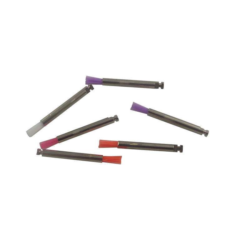 Dental Disposable Colored Nylon HP Style Flat Prophy Brush