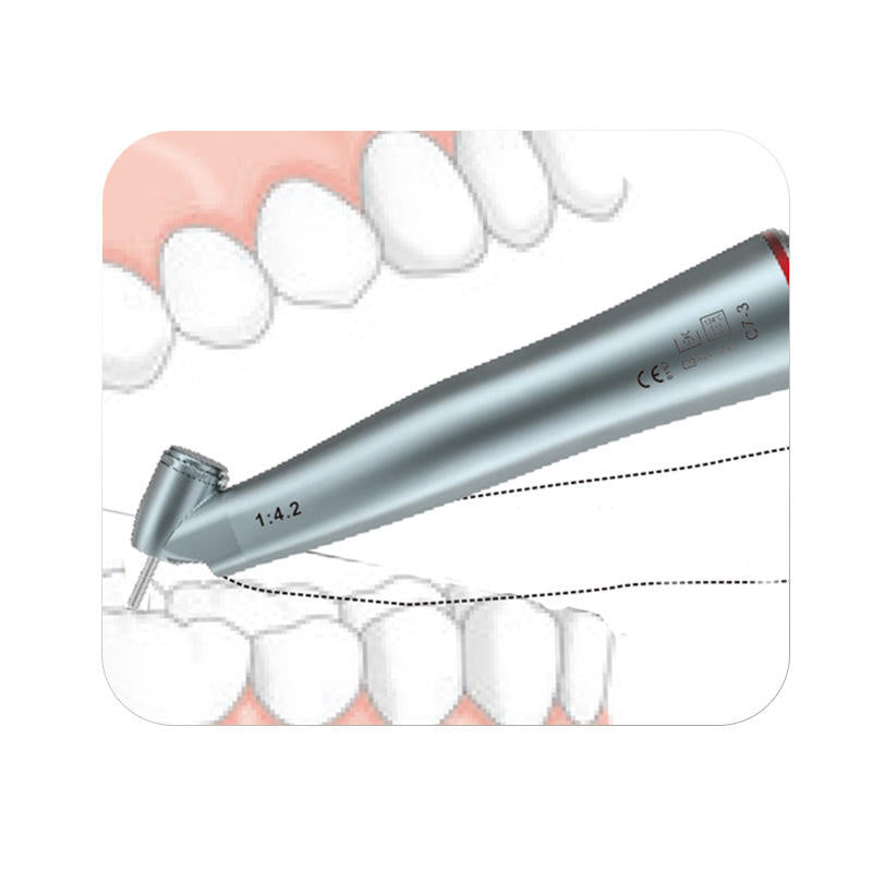 1:4.2 Dental Optical Fiber 45 Degree Contra Angle Handpiece
