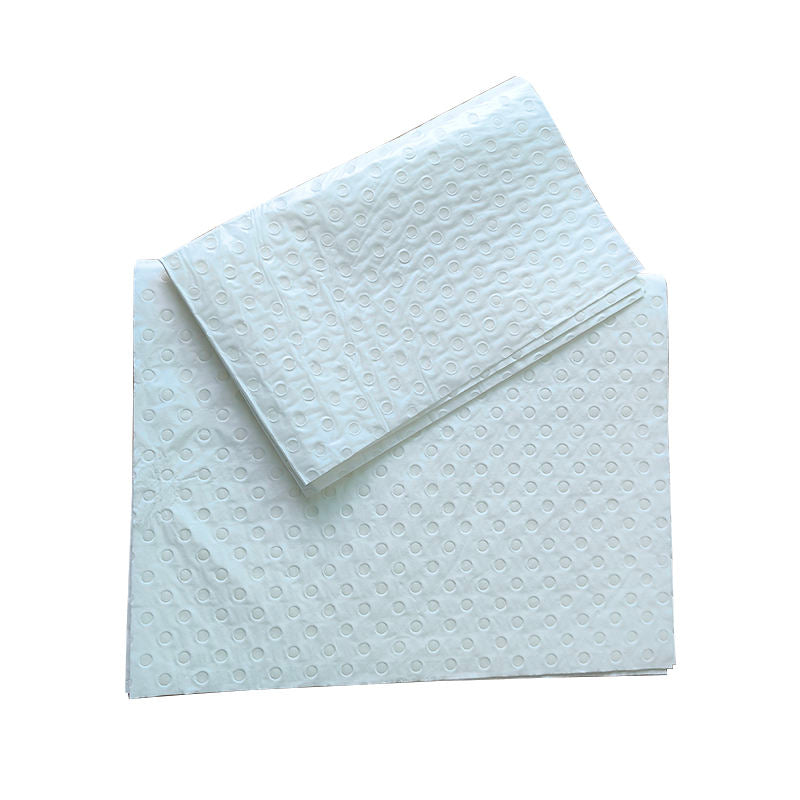 Disposable Waterproof Thickening Dental Checked Bib