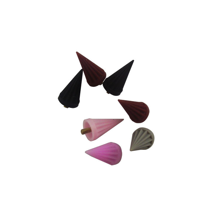 Dental Consumables Rubber Polishing Thread Screw Tapered Polishing Cup