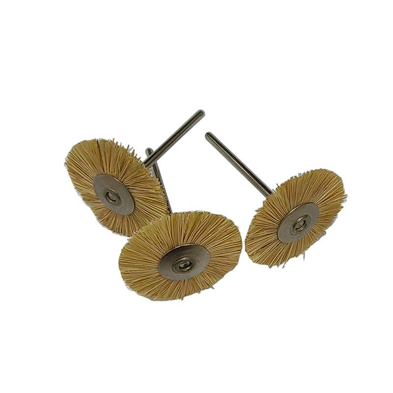 28mm Dental Lab Material Polishing Plain Tree Wires Brush with Handle