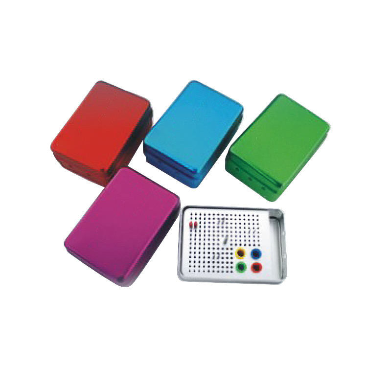 180 Holes Aluminum Autoclave Dental File Holder Endo Box Disinfection Box