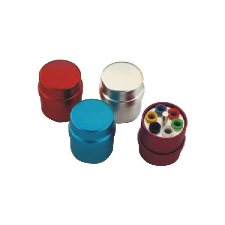 Aluminium Dental Autoclavable File Box Round Gutta Percha Points Holder