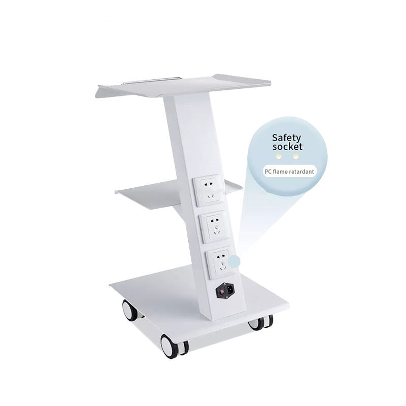 Mobile Instrument Dental Built-in Socket Tool Dental Trolley