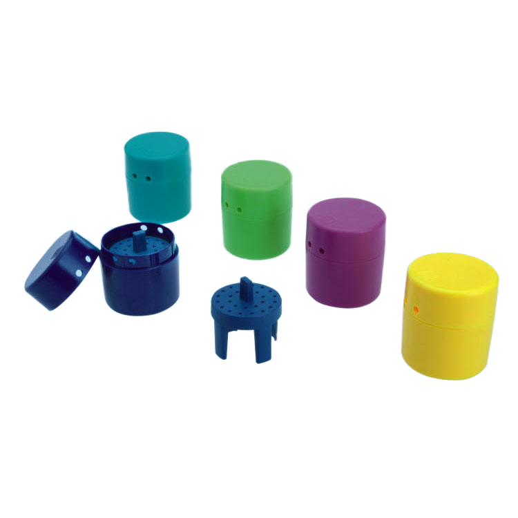 26 Holes Round Dental Burs Holder Block Case Box for FG Burs