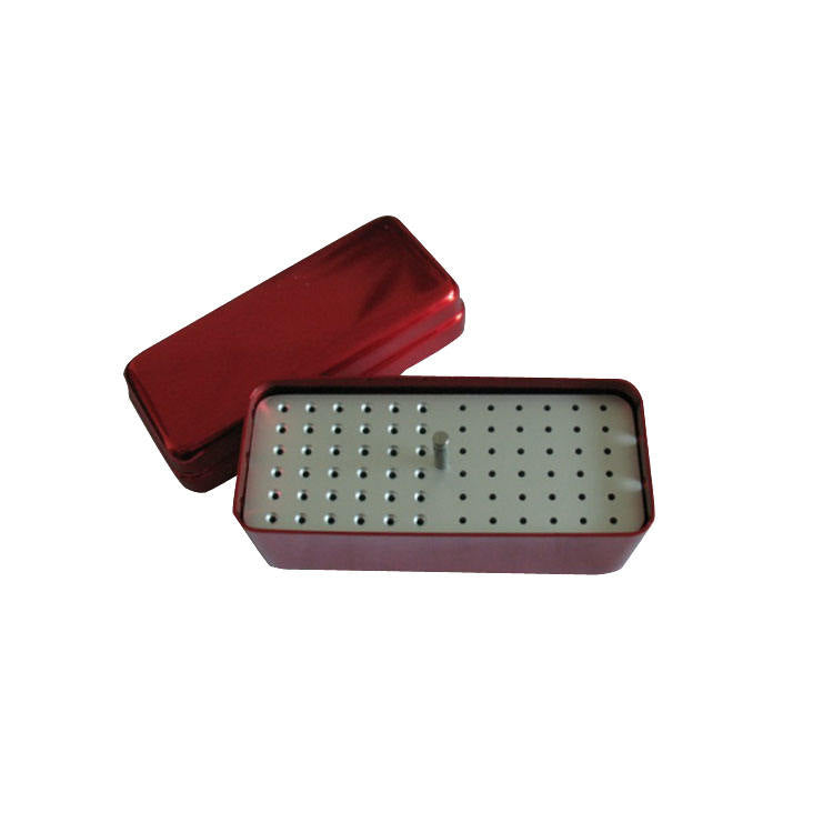 105*46* 52mm 72 Holes Autoclave Disinfection Endo Box Dental Aluminium Endo File Holder