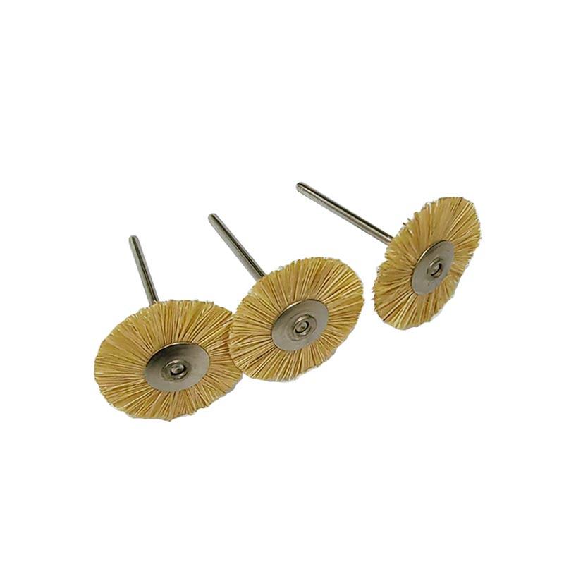 28mm Dental Lab Material Polishing Plain Tree Wires Brush with Handle