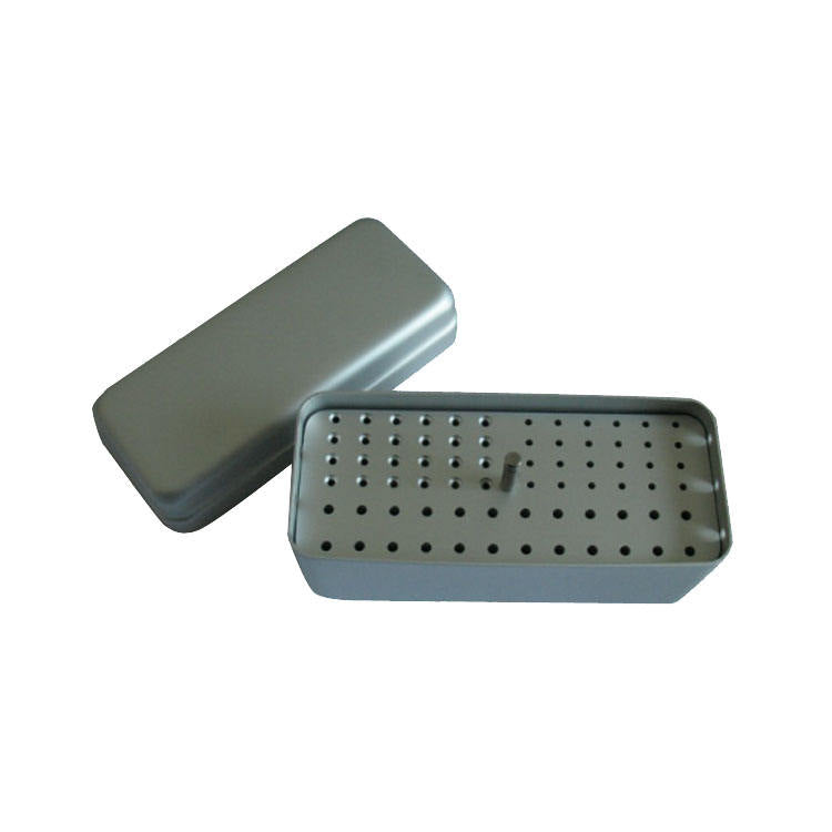 105*46* 52mm 72 Holes Autoclave Disinfection Endo Box Dental Aluminium Endo File Holder