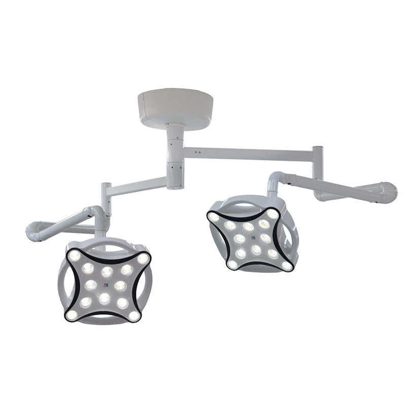 30W Medical Double Ceiling Mounted Led Shadowless Surgical Light