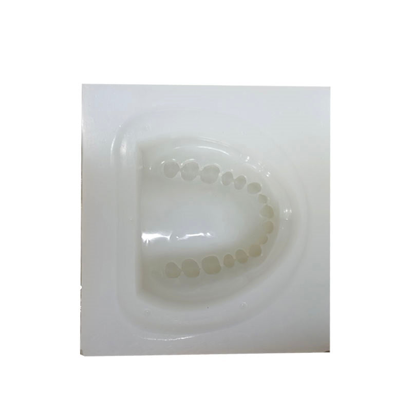 2PC/Set White Super Soft Silicon Rubber Mould of Standard Tooth Jaw
