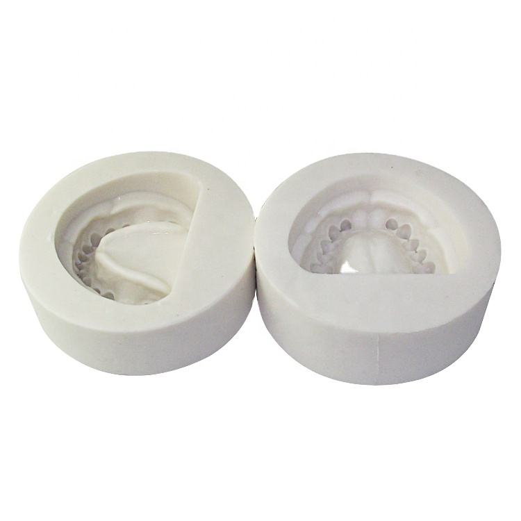 Edentulous Silicone Cavity Block Dental Moulds